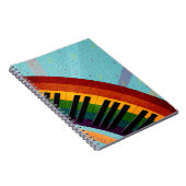 Sonnenschein an den Wasserspiegeln rund um das Kla Notizblock (Rechte Seite)