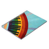 Sonnenschein an den Wasserspiegeln rund um das Kla Notizblock (Linke Seite)