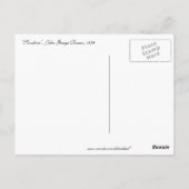 Sonnenschein an der Küste Postkarte (Rückseite)