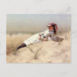 Sonnenschein an der Küste Postkarte