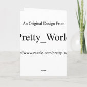 Sonnenschein auf blau Vergessen Sie mir Nots Karte (Rückseite)