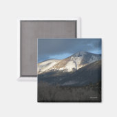 Sonnenschein auf Colorado Mountains Magnet (Vorderseite/Rückseite)