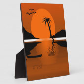 SONNENSCHEIN AUF DEM WASSER FOTOPLATTE (Seite)