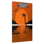 SONNENSCHEIN AUF DEM WASSER KLEMMBRETT (Rechts)