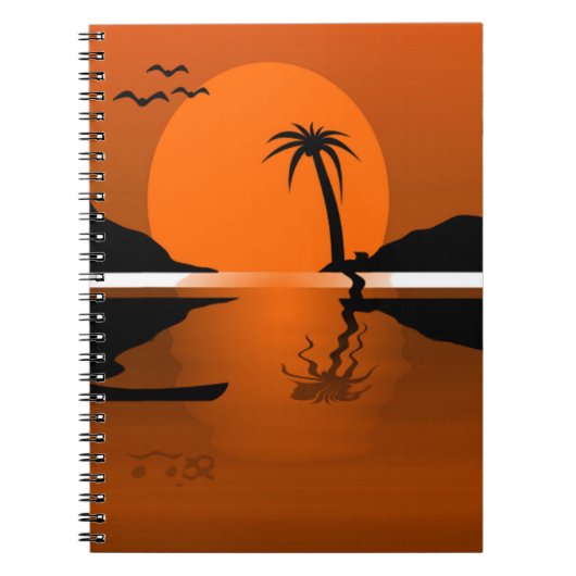 SONNENSCHEIN AUF DEM WASSER NOTIZBLOCK (Vorderseite)