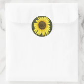 Sonnenschein auf einem Aufkleber (Tasche)