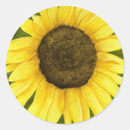 Sonnenschein auf einem Aufkleber (Vorderseite)