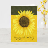 Sonnenschein auf einer Karte (Gelbe Blume)
