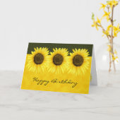 Sonnenschein auf einer Karte (Gelbe Blume)