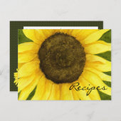 Sonnenschein auf einer Tick-Recipe-Karte Postkarte (Vorne/Hinten)