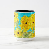 Sonnenschein auf meiner Schulterdecke Kaffeemaschi Zweifarbige Tasse (Mittel)