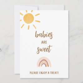 Sonnenschein Baby Dusche Babys sind Sweet Card Einladung
