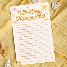 Sonnenschein Baby-Dusche, die Mama das beste Spiel