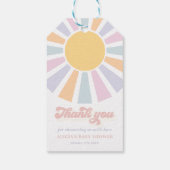 Sonnenschein Baby Dusche kommen hier die sonnenros Geschenkanhänger (Rückseite)