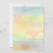 Sonnenschein Baby-Dusche kommt der Sohn Einladung (Rückseite)