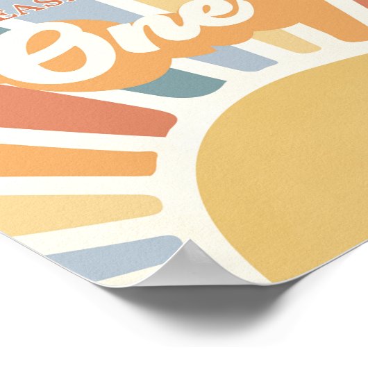 Sonnenschein Baby-Dusche kommt hier die Son-Liebha Poster (Ecke)