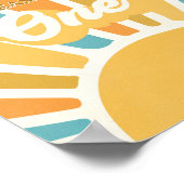 Sonnenschein Baby-Dusche kommt hier die Son-Liebha Poster (Ecke)