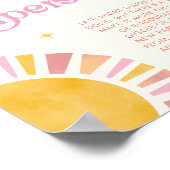 Sonnenschein Baby Dusche Spate Night Diapers Spiel Poster (Ecke)