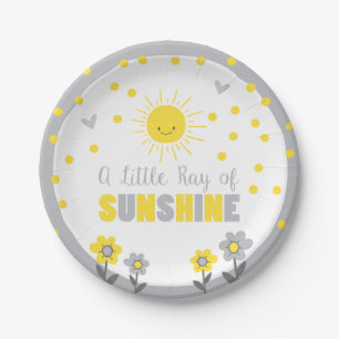 Sonnenschein Baby Duschpapier Teller Sommer