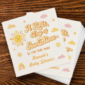 Sonnenschein-Babydusche Serviette
