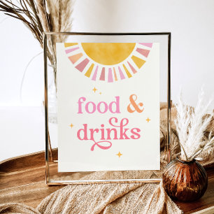 Sonnenschein Babydusche Unterschrift für Lebensmit Poster