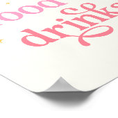 Sonnenschein Babydusche Unterschrift für Lebensmit Poster (Ecke)