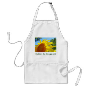 Sonnenschein backen! Schürze Gelbe Sonnenblumen ba