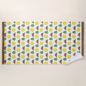 Sonnenschein Baum Berg Wanderung Wälder Außenlager Strandtuch (Vorderseite)