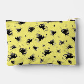 Sonnenschein Bee Yellow Makeup Bag Geschenk für Ma Zubehörtasche (Rückseite)