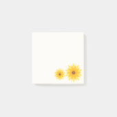 Sonnenschein Bloom Haftnotizen Post-it Klebezettel (Vorderseite)