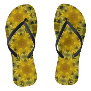 Sonnenschein Blume Burst Golden Badesandalen
