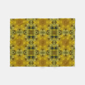 Sonnenschein Blume Burst Golden Fleecedecke (Vorderseite (Horizontal))