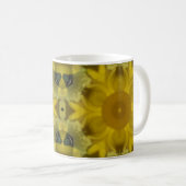 Sonnenschein Blume Burst Golden Kaffeetasse (VorderseiteRechts)