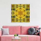 Sonnenschein Blume Burst Golden Leinwanddruck (Insitu (Wohnzimmer))