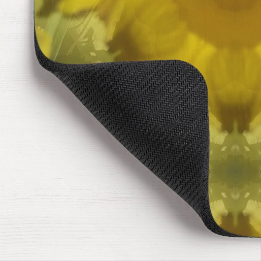 Sonnenschein Blume Burst Golden Mousepad (Ecke)