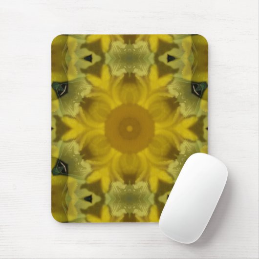 Sonnenschein Blume Burst Golden Mousepad (Mit Mouse)