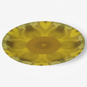 Sonnenschein Blume Burst Golden Pappteller (Schrägansicht)