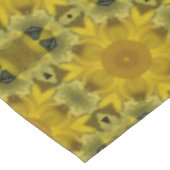 Sonnenschein Blume Burst Golden Tischdecke (Schrägansicht)