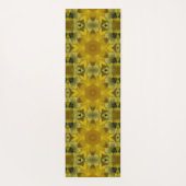 Sonnenschein Blume Burst Golden Yogamatte (Rückseite)