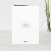 Sonnenschein-Blume zum Geburtstag Karte (Rückseite)