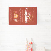 Sonnenschein | Boho Baby Shower Banner (InSitu)