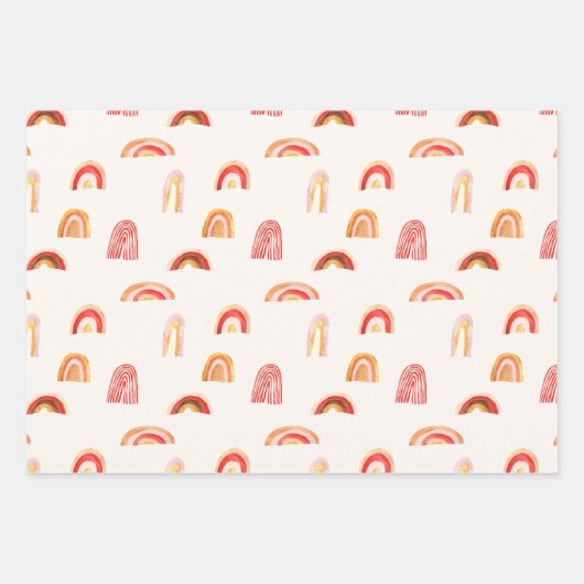 Sonnenschein | Boho Baby Shower Geschenkpapier Set (Vorderseite 3)