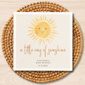 Sonnenschein Boho Babydusche Serviette