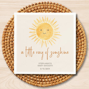 Sonnenschein Boho Babydusche Serviette