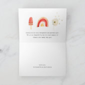 Sonnenschein | Boho Summer Danke-Card Dankeskarte (Innenseite)