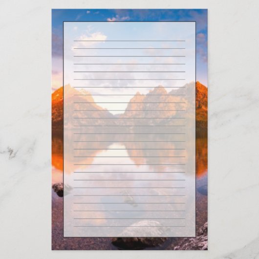 Sonnenschein Briefpapier (Vorderseite)