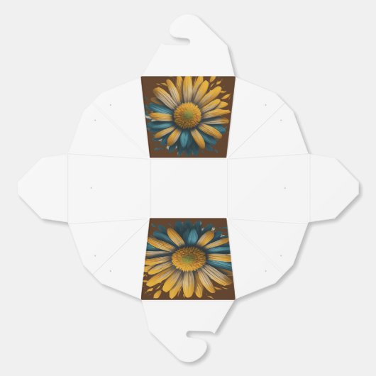 Sonnenschein Daisy strahlende Verschlusskappe Geschenkschachtel (Ungeklappt)