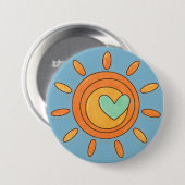 Sonnenschein der Liebe ☀️💚 Button (Vorne & Hinten)