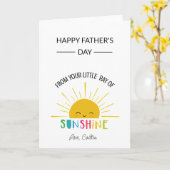 Sonnenschein des Vaters Karte (Gelbe Blume)