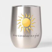 Sonnenschein-Design Thermal Wine Tumbler (Rückseite)